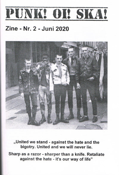 Punk! Oi! Ska! Zine Nr.2 Juni 2020
