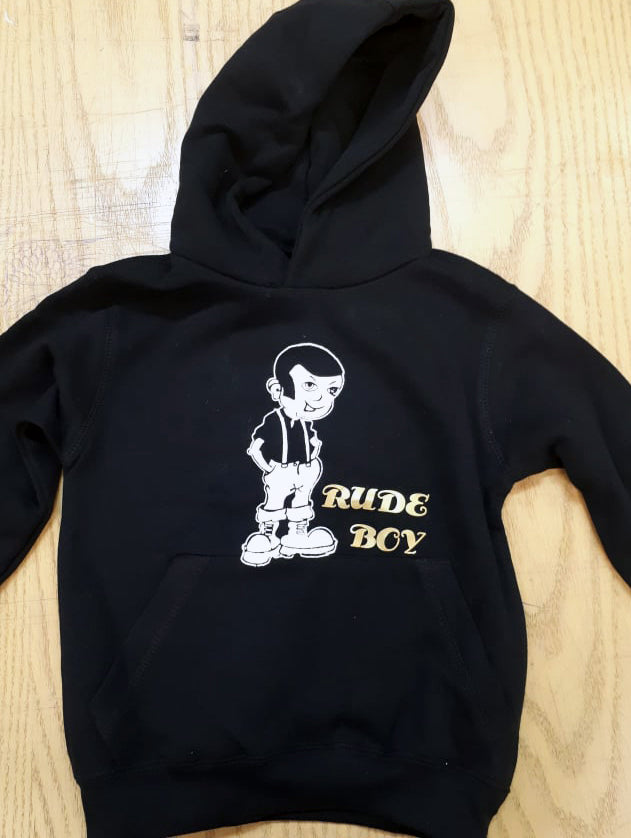 Rudeboy Hoody / Kapu für Kids (black)