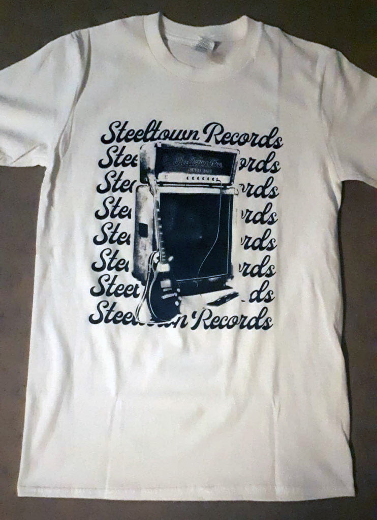 Steeltown Records - Guitar AMP - T-Shirt (white, S-3XL)