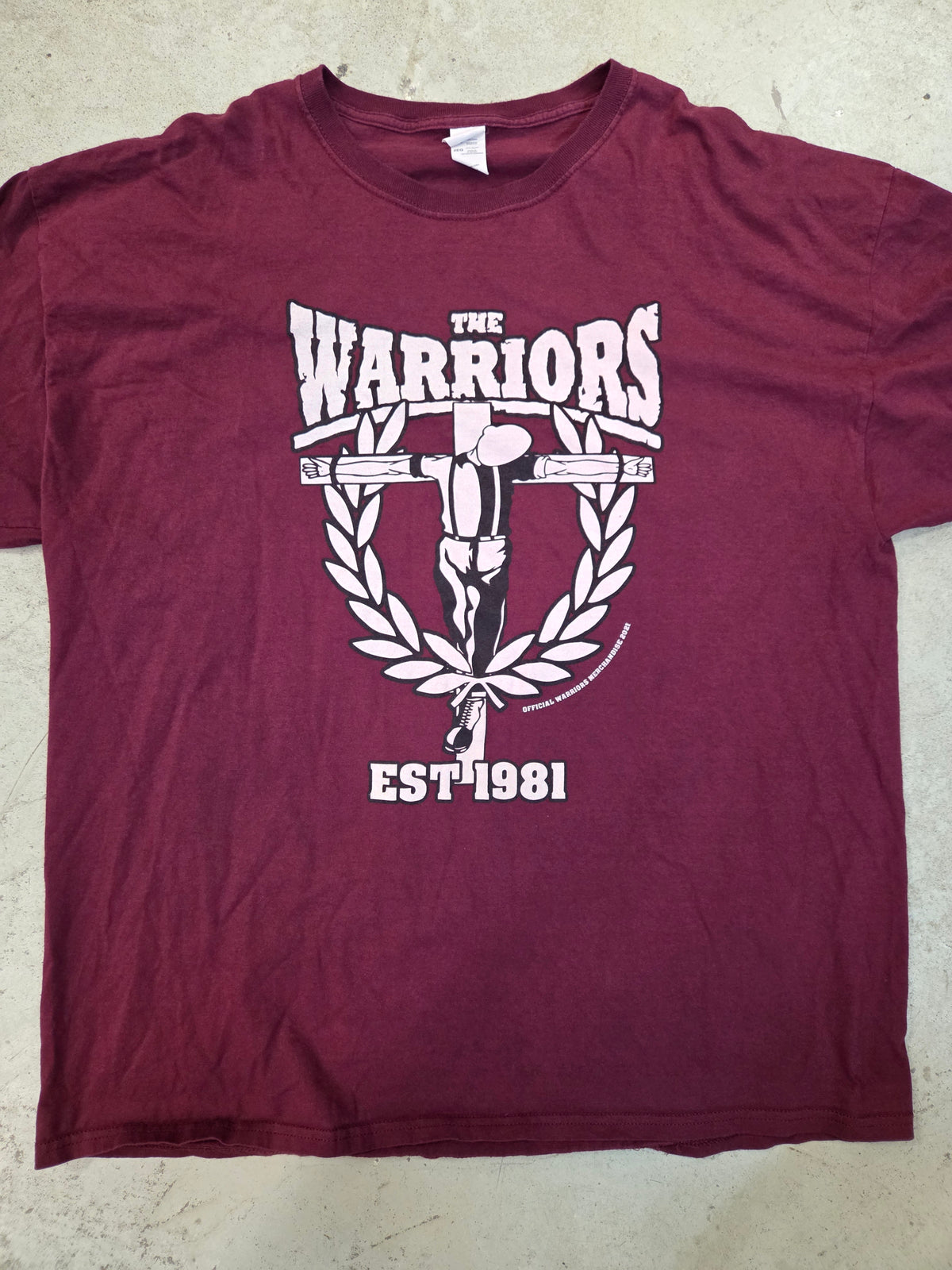 Warriors - T-Shirt (2XL / 2nd Hand) Left Over! - Steeltown Records