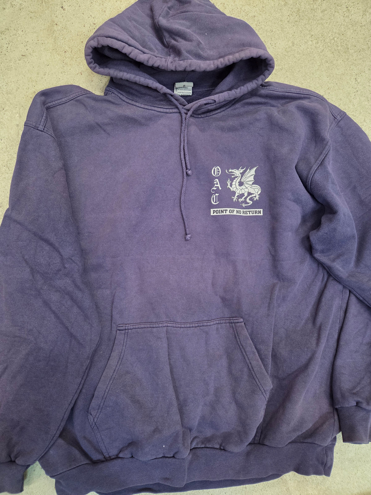 Only Attitude Counts - Point of no Return Hoodie (XL / 2nd Hand) Left Over!