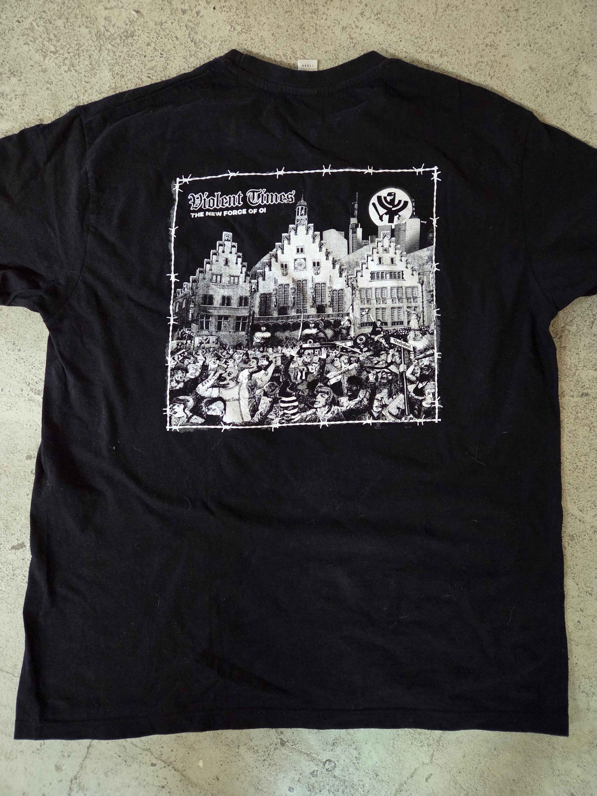 Violent Times - New Force of Oi! T-Shirt (M / 2nd Hand) Left Over!