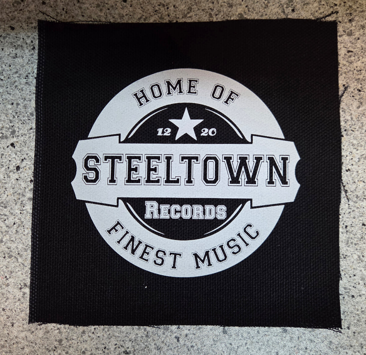 Steeltown Records - Home of finest Music Patch / Aufnäher klein
