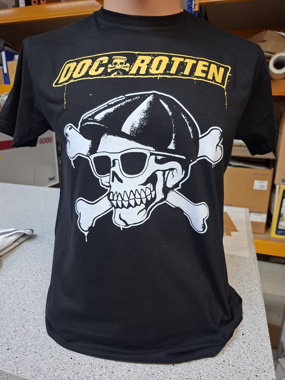 Doc Rotten - Flatcap Skull T-Shirt (XS-5XL)