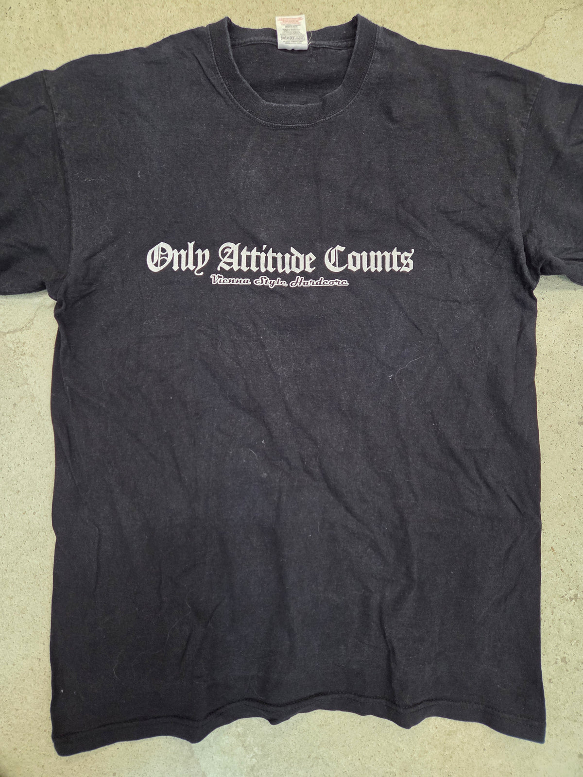 Only Attitude Counts - Bring the the Old School Tour '07 T-Shirt (M / 2nd Hand) Left Over!