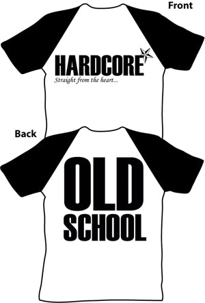 Hardcore - Old School - Baseball T-Shirt (S-5XL)