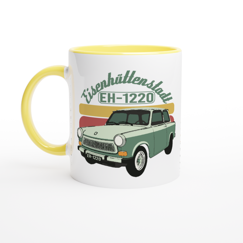 Tasse Keramik - Trabi 1220 Eisenhüttenstadt