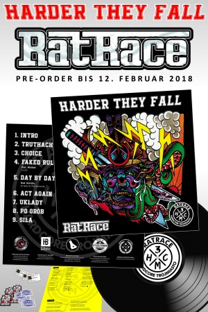 Ratrace - Harder they Fall LP + Downloadcode (lim. 300) 
